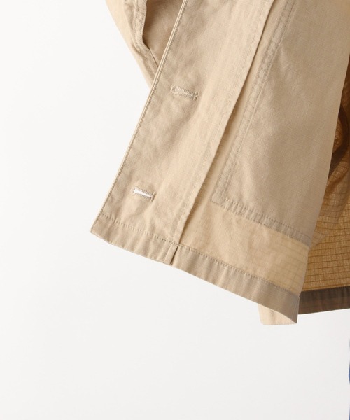 LEPSIM（レプシィム）の「リップストップショートジャケット　352805（ミリタリージャケット・レディース・ベージュ/カーキ・FREE）」の13枚目の写真