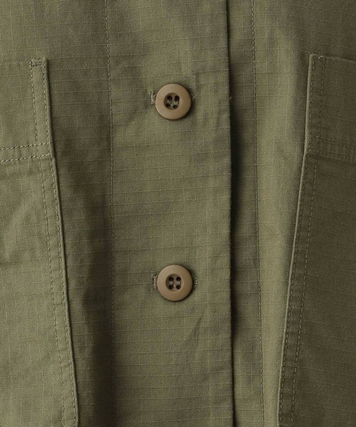 LEPSIM（レプシィム）の「リップストップショートジャケット　352805（ミリタリージャケット・レディース・ベージュ/カーキ・FREE）」の15枚目の写真