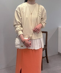 シャツドッキングドロップショルダープルオーバー