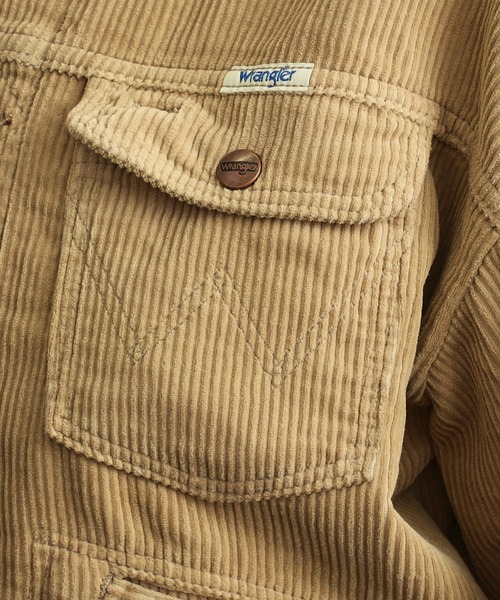 Wrangler（ラングラー）の「124MJ　ライトオンスジャケット（デニムジャケット・レディース・アイボリー/ブルー/ブラウン/グリーン/インディゴブルー・SMALL/MEDIUM）」の8枚目の写真