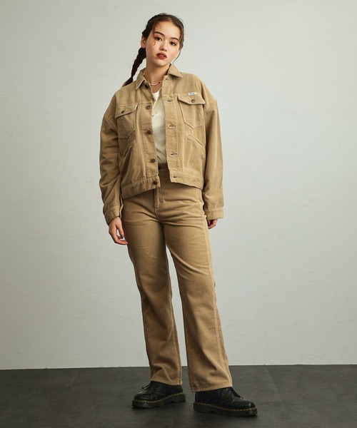 Wrangler（ラングラー）の「124MJ　ライトオンスジャケット（デニムジャケット・レディース・アイボリー/ブルー/ブラウン/グリーン/インディゴブルー・SMALL/MEDIUM）」の15枚目の写真