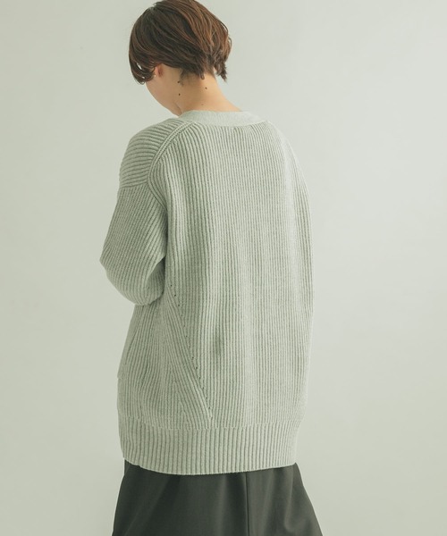 FORK&SPOON(フォークアンドスプーン)の「『WEB/一部店舗限定カラー』FORK&SPOON 両畦ニットカーディガン(ニット/セーター・レディース・ピンク/ブルー/グレー系その他/キャメル・1)」の19枚目の写真