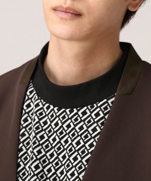 tk.TAKEO KIKUCHI(ティーケータケオキクチ)の「◆360度ストレッチ ノーカラージャケット(ノーカラージャケット・メンズ・ブラック/ダークブラウン/モスグリーン/ブラウン系その他・01/02/03)」の21枚目の写真