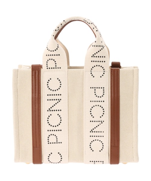 earth music&ecology（アースミュージックアンドエコロジー）の「ロゴテープミニトート（トートバッグ・レディース・ブラック/ブラウン/ベージュ・FREE）」の18枚目の写真