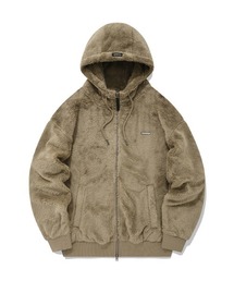 【COVERNAT】LONG FUR FLEECE HOODIE ZIP-UP  / カバーナット ロングファー フリース フーディー ジップアップ パーカー
