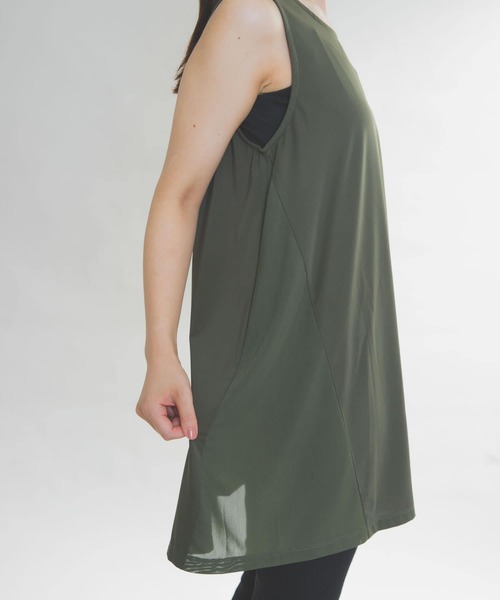 URBAN RESEARCH Sonny Label（アーバンリサーチサニーレーベル）の「SLAB Flare Tanktop（タンクトップ・レディース・ブラック/カーキ・FREE）」の9枚目の写真