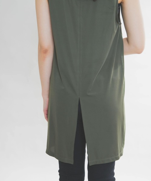 URBAN RESEARCH Sonny Label（アーバンリサーチサニーレーベル）の「SLAB Flare Tanktop（タンクトップ・レディース・ブラック/カーキ・FREE）」の11枚目の写真