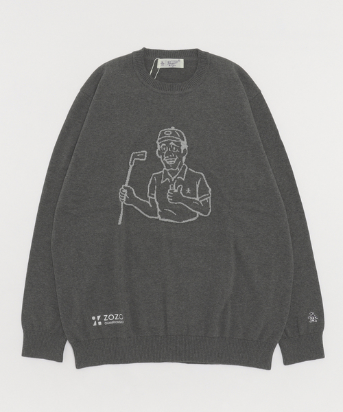 penguin BY MUNSINGWEAR(ペンギン バイ マンシングウェア)の「ZOZO CHAMPIONSHIP EXCLUSIVE Archive character sweater(ニット/セーター・メンズ・グレー・LARGE/MEDIUM/SMALL/X-LARGE)」の8枚目の写真