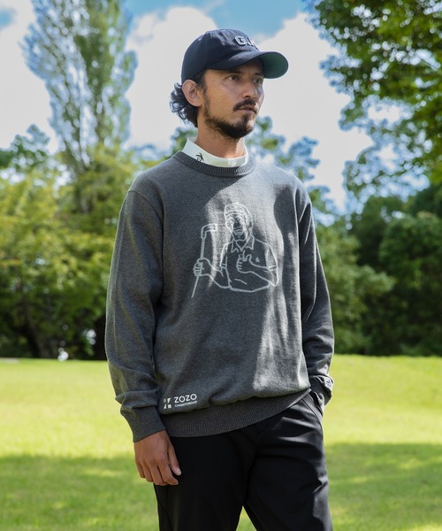penguin BY MUNSINGWEAR(ペンギン バイ マンシングウェア)の「ZOZO CHAMPIONSHIP EXCLUSIVE Archive character sweater(ニット/セーター・メンズ・グレー・LARGE/MEDIUM/SMALL/X-LARGE)」の3枚目の写真