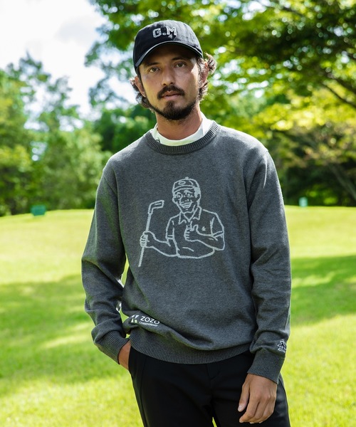 penguin BY MUNSINGWEAR(ペンギン バイ マンシングウェア)の「ZOZO CHAMPIONSHIP EXCLUSIVE Archive character sweater(ニット/セーター・メンズ・グレー・LARGE/MEDIUM/SMALL/X-LARGE)」の7枚目の写真