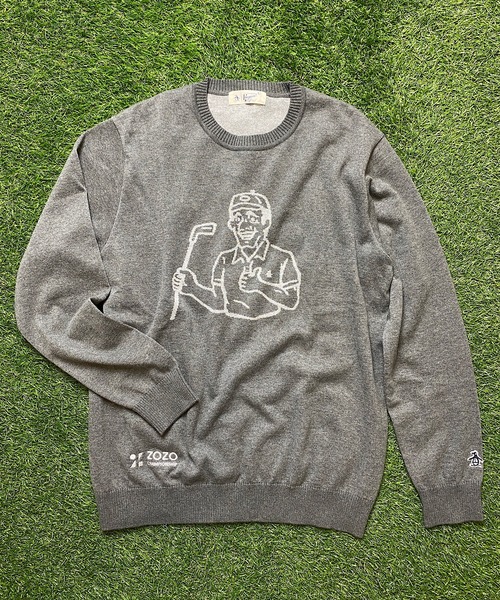penguin BY MUNSINGWEAR(ペンギン バイ マンシングウェア)の「ZOZO CHAMPIONSHIP EXCLUSIVE Archive character sweater(ニット/セーター・メンズ・グレー・LARGE/MEDIUM/SMALL/X-LARGE)」の9枚目の写真