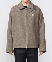 DANTON | ウールライトパイル ジップアップブルゾン MENを使った