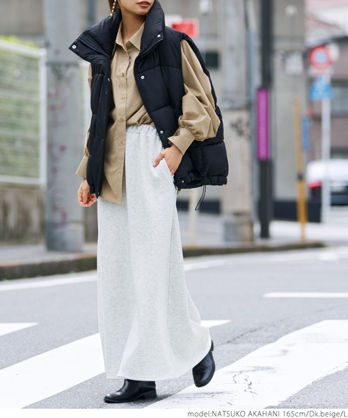 coca(coca)(コカ)の「ビックシルエットドルマンシャツ(シャツ/ブラウス・レディース・ダークベージュ/ホワイト・M/L)」の14枚目の写真