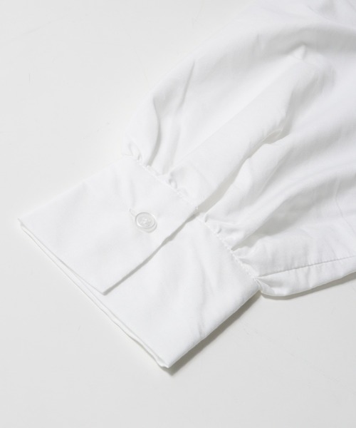 coca(coca)(コカ)の「ビックシルエットドルマンシャツ(シャツ/ブラウス・レディース・ダークベージュ/ホワイト・M/L)」の18枚目の写真