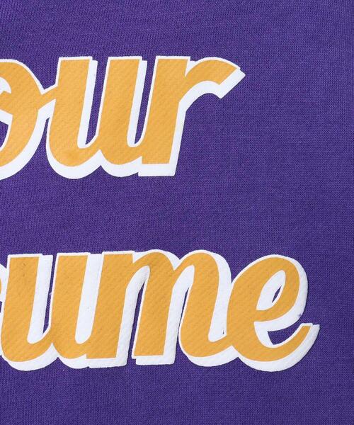 INGNI（イング）の「BACK発泡ロゴチュニックパーカー（パーカー・レディース・オートミール/パープル/ブラック・M）」の9枚目の写真