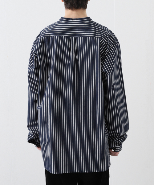 417 EDIFICE（フォーワンセブンエディフィス）の「【MODAS / モダス】 Fischehemd ART08009（シャツ/ブラウス・メンズ・ネイビー/ダークブルー・MEDIUM/X-LARGE/LARGE）」の16枚目の写真