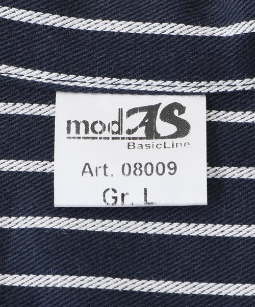 417 EDIFICE（フォーワンセブンエディフィス）の「【MODAS / モダス】 Fischehemd ART08009（シャツ/ブラウス・メンズ・ネイビー/ダークブルー・MEDIUM/X-LARGE/LARGE）」の6枚目の写真
