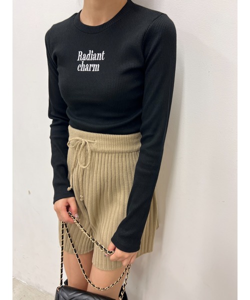 PHILLY（フィリー）の「フロントロゴリブトップス（Tシャツ/カットソー・レディース・ブラック/ホワイト・FREE）」の10枚目の写真