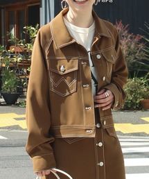 LAVEANGE | [セットアップ対応]ウエスタンショートブルゾン(ブルゾン)