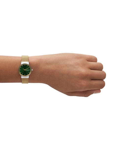 SKAGEN(スカーゲン)の「FREJA LILLE SKW3068(アナログ腕時計・レディース・ゴールド・FREE)」の2枚目の写真
