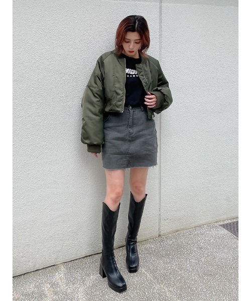 ENVYM（アンビー）の「ウエスタンロングブーツ（ブーツ・レディース・ブラック・23/24/25）」の9枚目の写真