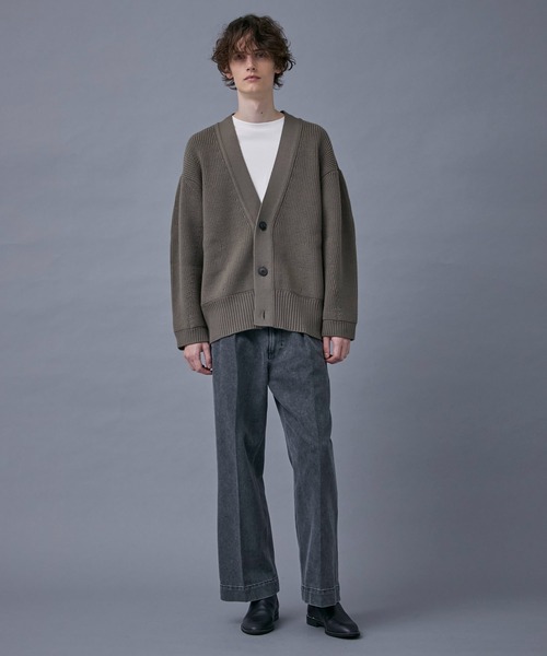 PUBLIC TOKYO クラウドウールアゼニットカーデ ウィメンズ/トップス