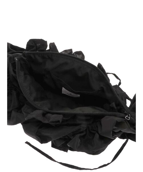 merry jenny（メリージェニー）の「frilly gather shoulder bag（ショルダーバッグ・レディース・アイボリー/ブラック・FREE）」の12枚目の写真