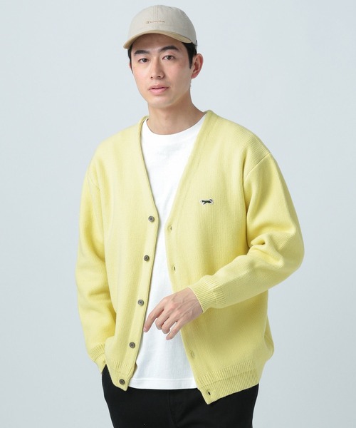 PENNEYS（ぺニーズ）の「【PENNEY'S（ペニーズ）×BAYFLOW】FOXニットカーディガン（カーディガン/ボレロ・メンズ・ベージュ/ネイビー/イエロー/ブラック・MEDIUM/LARGE）」の11枚目の写真