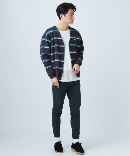 PENNEYS（ぺニーズ）の「【PENNEY'S（ペニーズ）×BAYFLOW】FOXニットカーディガン（カーディガン/ボレロ・メンズ・ベージュ/ネイビー/イエロー/ブラック・MEDIUM/LARGE）」の12枚目の写真