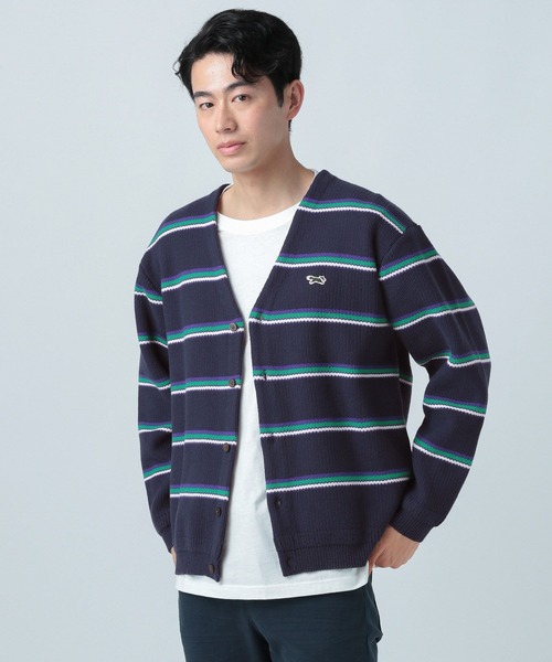 PENNEYS（ぺニーズ）の「【PENNEY'S（ペニーズ）×BAYFLOW】FOXニットカーディガン（カーディガン/ボレロ・メンズ・ベージュ/ネイビー/イエロー/ブラック・MEDIUM/LARGE）」の13枚目の写真