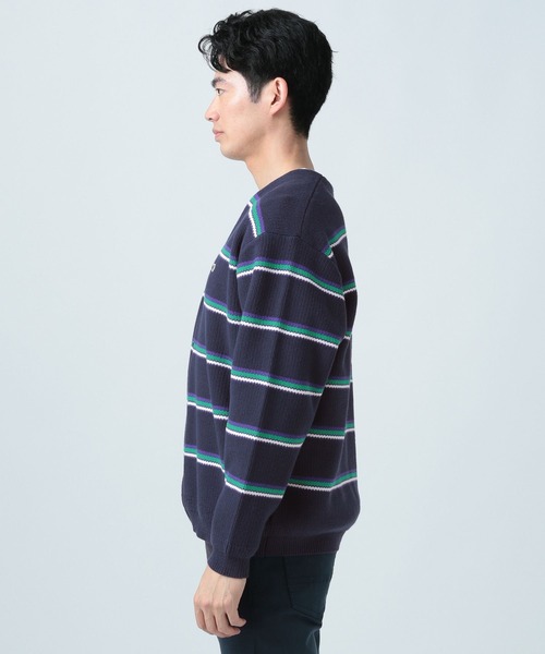 PENNEYS（ぺニーズ）の「【PENNEY'S（ペニーズ）×BAYFLOW】FOXニットカーディガン（カーディガン/ボレロ・メンズ・ベージュ/ネイビー/イエロー/ブラック・MEDIUM/LARGE）」の15枚目の写真