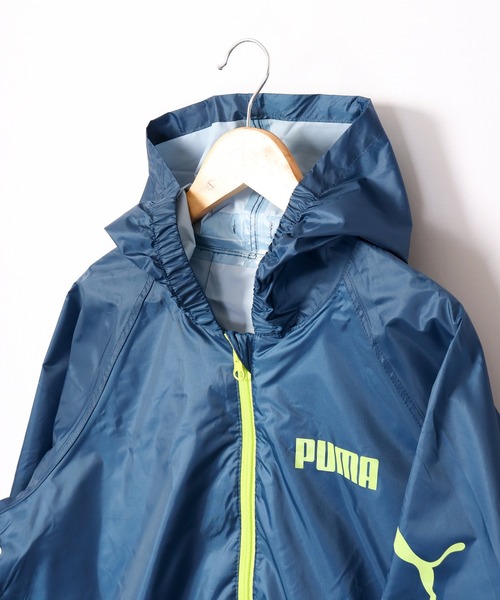 PUMA ロゴ袖プリントリュック&ランドセルコート（レインコート