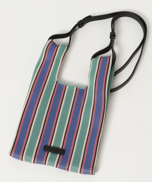 niko and...（ニコアンド）の「オリジナルニット2WAYショルダーバッグ（ショルダーバッグ・レディース・ブラック/イエロー/ブルー/その他1/アイボリー・0）」の3枚目の写真