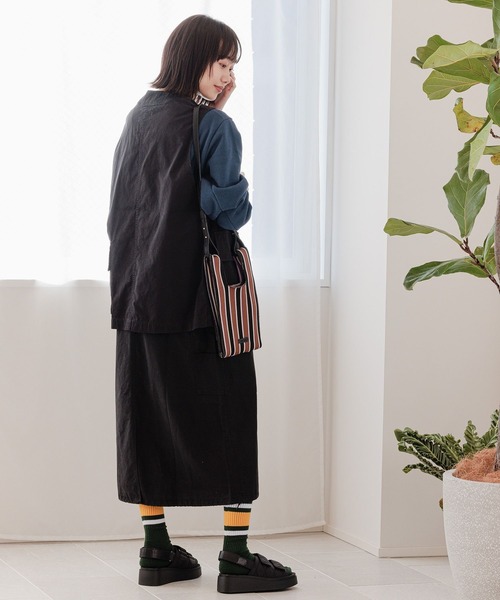 niko and...（ニコアンド）の「オリジナルニット2WAYショルダーバッグ（ショルダーバッグ・レディース・ブラック/イエロー/ブルー/その他1/アイボリー・0）」の11枚目の写真