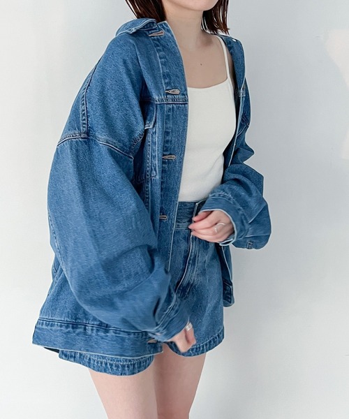 sz ショートパンツ Heather（ヘザー）の「デニムショートパンツ 182956（デニム
