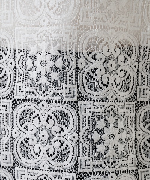 PUAL CE CIN（ピュアルセシン）の「ラッセルレースプルオーバー（Tシャツ/カットソー・レディース・オフホワイト/ブラック・FREE）」の20枚目の写真