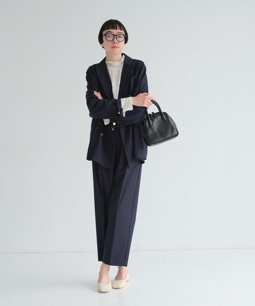 PUAL CE CIN（ピュアルセシン）の「ラッセルレースプルオーバー（Tシャツ/カットソー・レディース・オフホワイト/ブラック・FREE）」の11枚目の写真