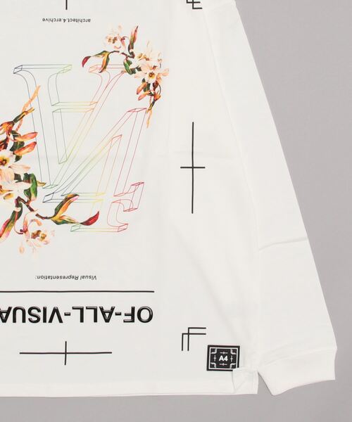 A4A(エーフォーエー)の「A4A/エーフォーエー/THERMO LST サーモロングスリーブT(Tシャツ/カットソー・メンズ・ホワイト/ブラック・F)」の5枚目の写真