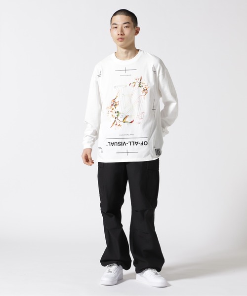 A4A(エーフォーエー)の「A4A/エーフォーエー/THERMO LST サーモロングスリーブT(Tシャツ/カットソー・メンズ・ホワイト/ブラック・F)」の13枚目の写真