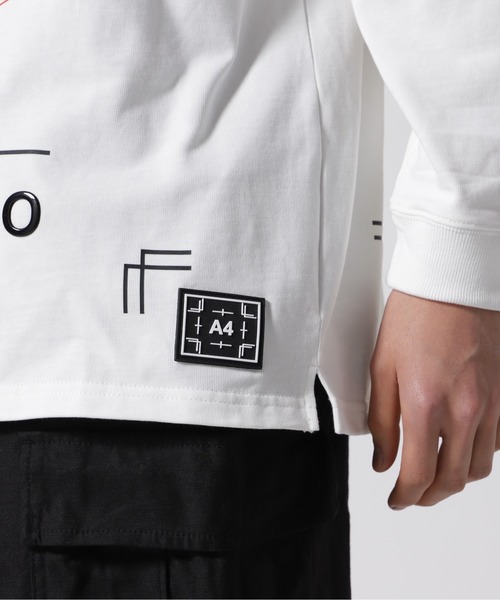 A4A(エーフォーエー)の「A4A/エーフォーエー/THERMO LST サーモロングスリーブT(Tシャツ/カットソー・メンズ・ホワイト/ブラック・F)」の15枚目の写真