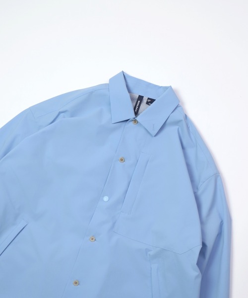WOOLRICH（ウールリッチ）の「[WOOLRICH] ANYTIME LONG SHIRT エニータイムロングシャツ（シャツ/ブラウス・メンズ・サックスブルー・M/L）」の15枚目の写真