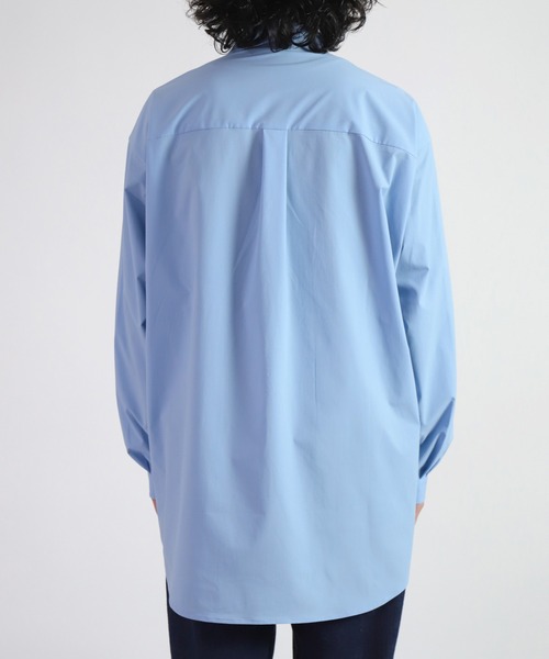 WOOLRICH（ウールリッチ）の「[WOOLRICH] ANYTIME LONG SHIRT エニータイムロングシャツ（シャツ/ブラウス・メンズ・サックスブルー・M/L）」の2枚目の写真
