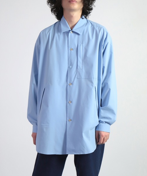 WOOLRICH（ウールリッチ）の「[WOOLRICH] ANYTIME LONG SHIRT エニータイムロングシャツ（シャツ/ブラウス・メンズ・サックスブルー・M/L）」の12枚目の写真