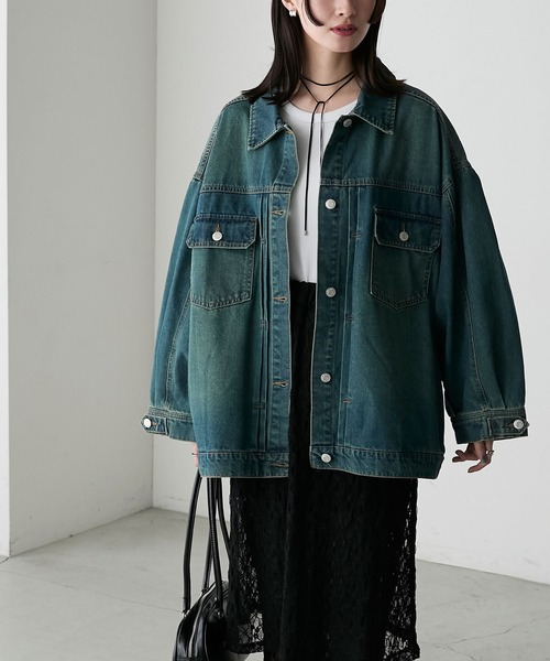 【⭐︎未使用品⭐︎】pinue オーバーサイズデニムジャケット POU DOU DOU｜オーバーサイズデニムジャケット | Rakuten