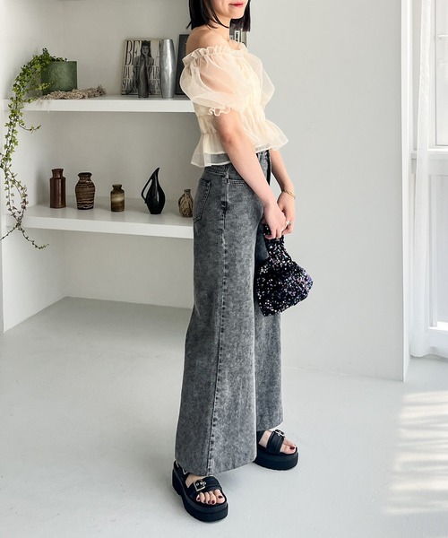 Heather（ヘザー）の「Wベルトバルキーソールサンダル　182408（サンダル・レディース・ブラック/アイボリー・L/M）」の19枚目の写真