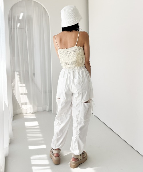 Heather（ヘザー）の「Wベルトバルキーソールサンダル　182408（サンダル・レディース・ブラック/アイボリー・L/M）」の16枚目の写真