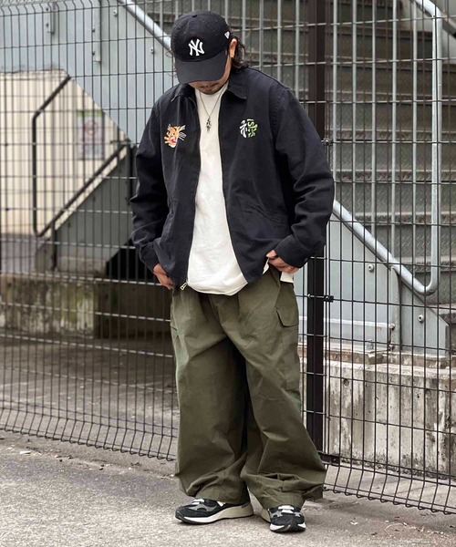 HOUSTON（ヒューストン）の「ＨOUSTON-VIETNAM JACKET（その他アウター・メンズ・ブラック/インディゴブルー/キナリ・L/XL）」の17枚目の写真