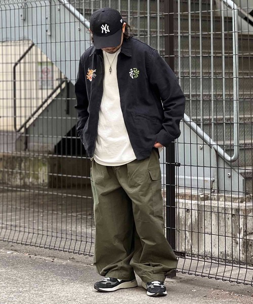 HOUSTON（ヒューストン）の「ＨOUSTON-VIETNAM JACKET（その他アウター・メンズ・ブラック/インディゴブルー/キナリ・L/XL）」の15枚目の写真