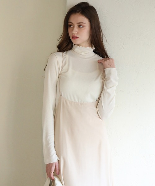 aity（アイティ）の「ツイルストラップキャミワンピース 夏服（ワンピース・レディース・ブラック/ブルー/ライトグレー/ベージュ/アイボリー・M）」の22枚目の写真