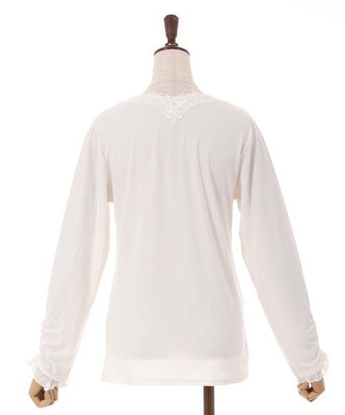 axes femme（アクシーズファム）の「モチーフレースインナー（インナーウェア/肌着・レディース・ブラック/ピンク/キナリ・FREE）」の7枚目の写真